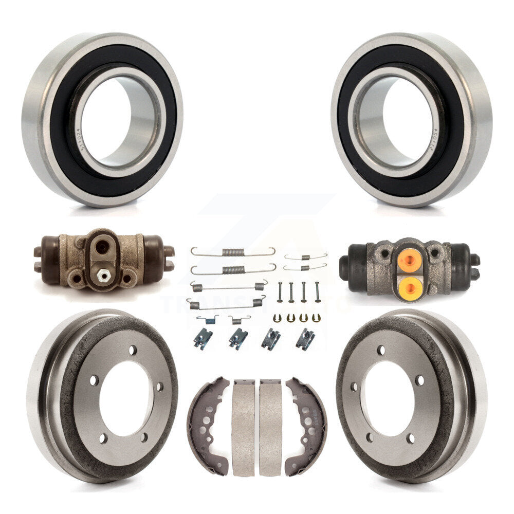 Wheel Cylinders And Drum & Shoes Bearing Rear Kit (8Pc) For Suzuki Grand Vitara