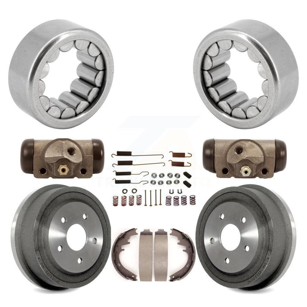 Wheel Cylinders And Drum & Shoes Bearing Rear Kit (8Pc) For Dodge Ram 1500