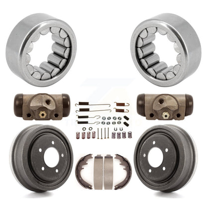 Wheel Cylinders And Drum & Shoes Bearing Rear Kit (8Pc) For Ford F-150