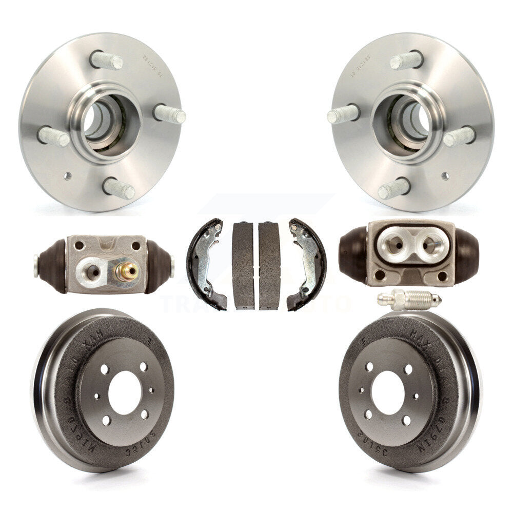 Wheel Cylinders & Drum Shoes Hardware Hub Bearing Rear Kit For Hyundai Accent