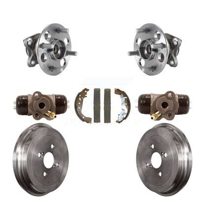 Wheel Cylinders Drum & Shoes Hardware Hub Bearing Rear Kit For Toyota Yaris L LE