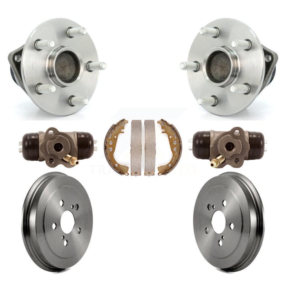 Wheel Cylinders And Drum & Shoes Hardware Hub Bearing Rear Kit (7Pc) For Toyota