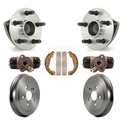 Wheel Cylinders And Drum & Shoes Hardware Hub Bearing Rear Kit (7Pc) For Toyota