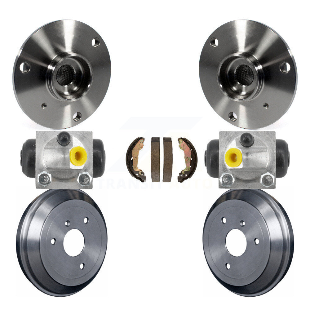 Wheel Cylinders And Drum & Shoes Hardware Hub Bearing Rear Kit For Smart Fortwo