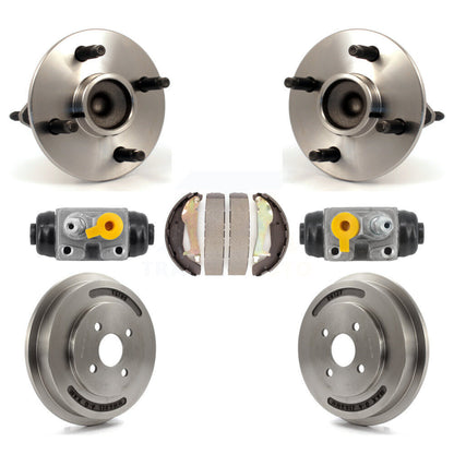 Wheel Cylinders & Drum Shoes Hardware Hub Bearing Rear Kit (7Pc) For Chevrolet