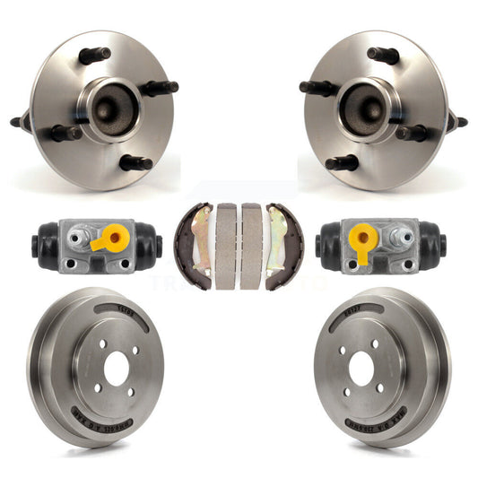 Wheel Cylinders & Drum Shoes Hardware Hub Bearing Rear Kit (7Pc) For Chevrolet