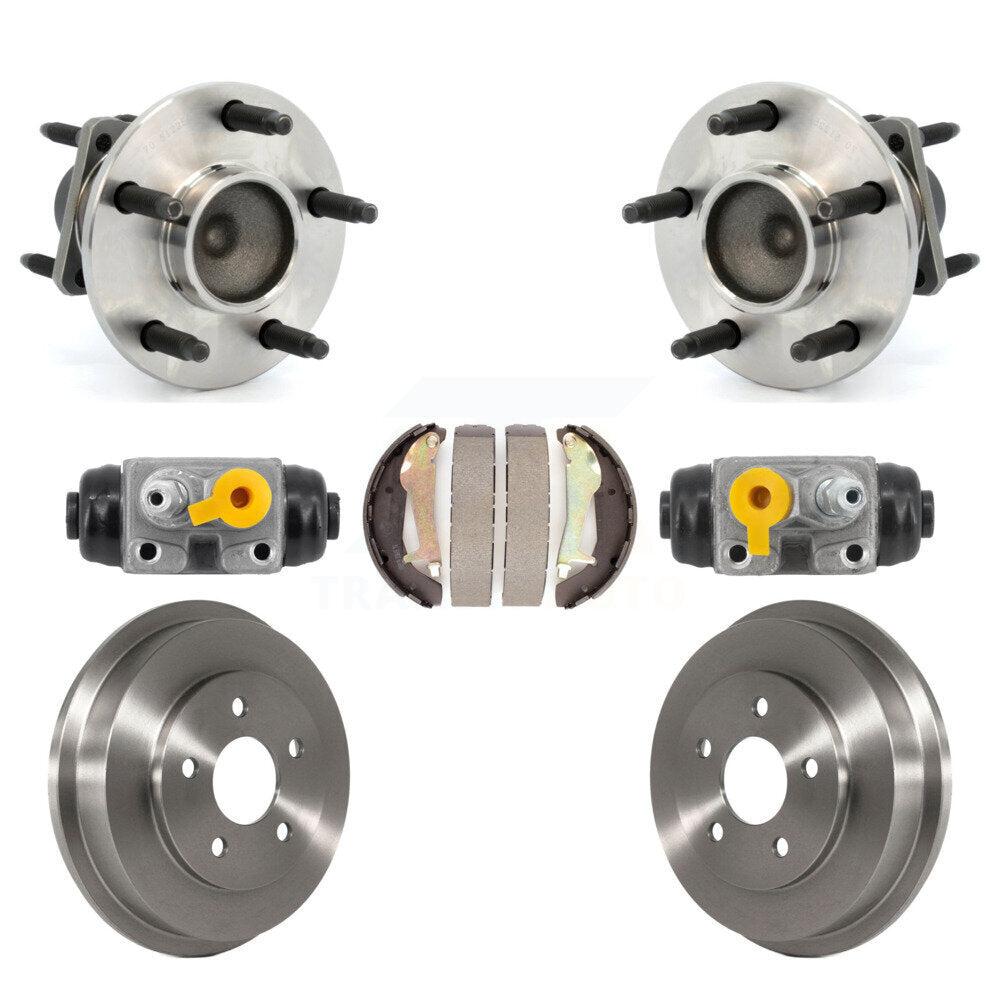 Wheel Cylinders & Drum Shoes Hardware Hub Bearing Rear Kit (7Pc) For Chevrolet