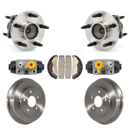 Wheel Cylinders & Drum Shoes Hardware Hub Bearing Rear Kit (7Pc) For Chevrolet