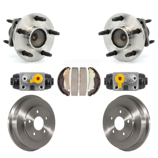 Wheel Cylinders & Drum Shoes Hardware Hub Bearing Rear Kit (7Pc) For Chevrolet