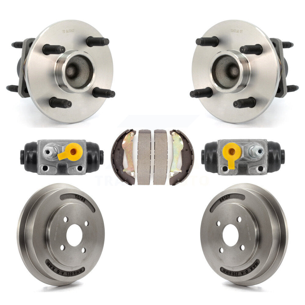 Wheel Cylinders & Drum Shoes Hardware Hub Bearing Rear Kit (7Pc) For Chevrolet