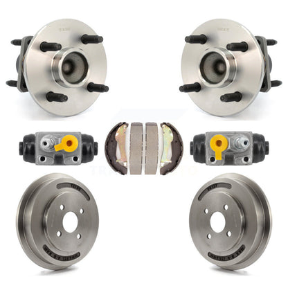 Wheel Cylinders & Drum Shoes Hardware Hub Bearing Rear Kit (7Pc) For Chevrolet