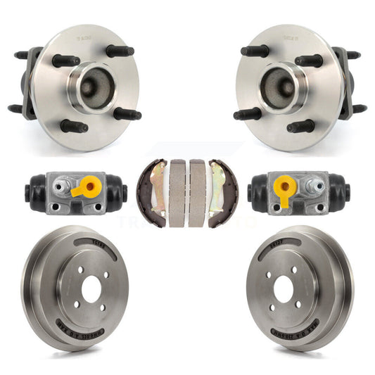 Wheel Cylinders & Drum Shoes Hardware Hub Bearing Rear Kit (7Pc) For Chevrolet