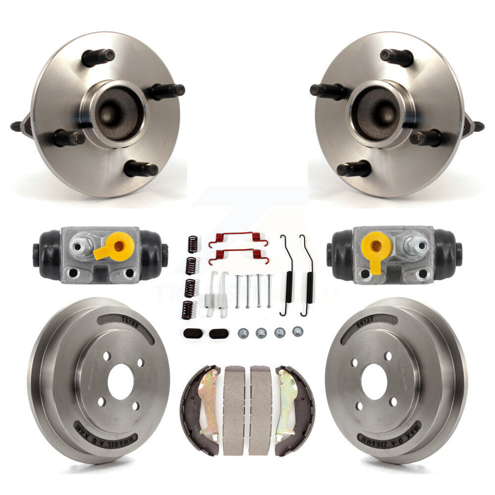 Wheel Cylinders & Drum Shoes Hardware Hub Bearing Rear Kit (8Pc) For Chevrolet