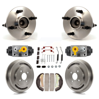 Wheel Cylinders & Drum Shoes Hardware Hub Bearing Rear Kit (8Pc) For Chevrolet