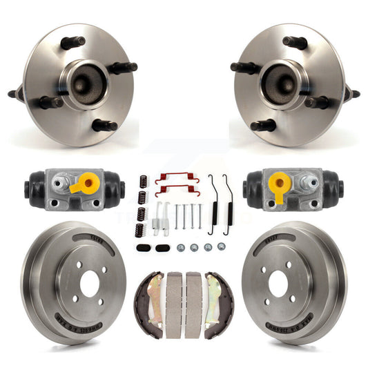 Wheel Cylinders & Drum Shoes Hardware Hub Bearing Rear Kit (8Pc) For Chevrolet