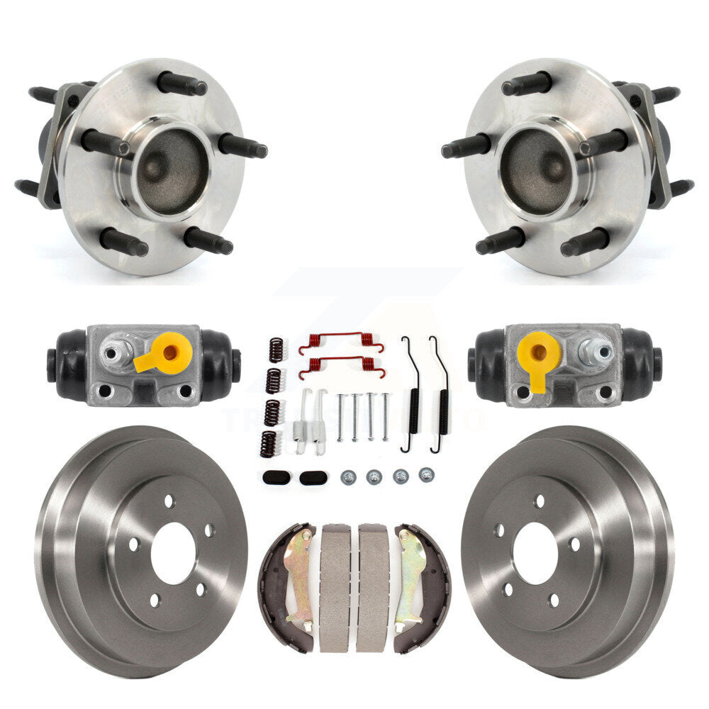 Wheel Cylinders & Drum Shoes Hardware Hub Bearing Rear Kit (8Pc) For Chevrolet