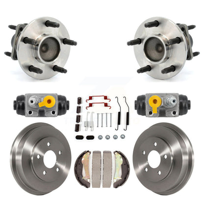 Wheel Cylinders & Drum Shoes Hardware Hub Bearing Rear Kit (8Pc) For Chevrolet