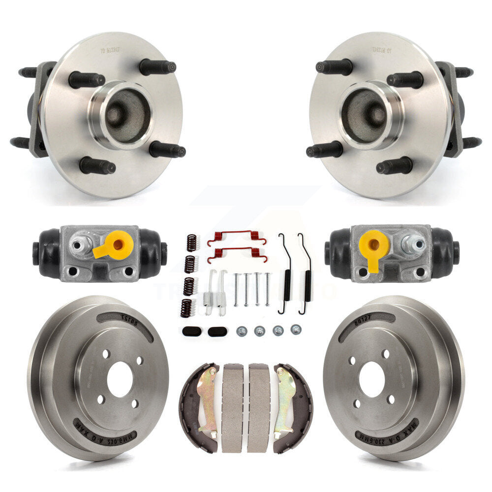 Wheel Cylinders & Drum Shoes Hardware Hub Bearing Rear Kit (8Pc) For Chevrolet
