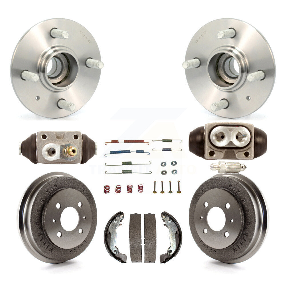 Wheel Cylinders & Drum Shoes Hardware Hub Bearing Rear Kit For Hyundai Accent