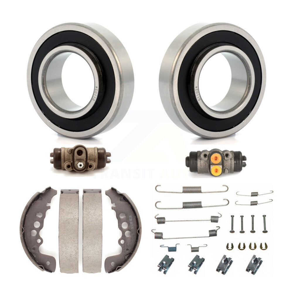 Wheel Cylinders And Drum Shoes Hardware Bearing Rear Kit (6Pc) For Suzuki Grand
