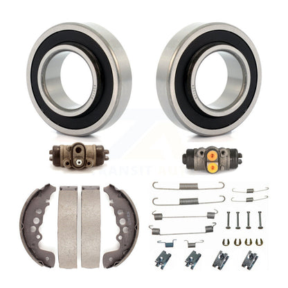 Wheel Cylinders And Drum Shoes Hardware Bearing Rear Kit (6Pc) For Suzuki Grand