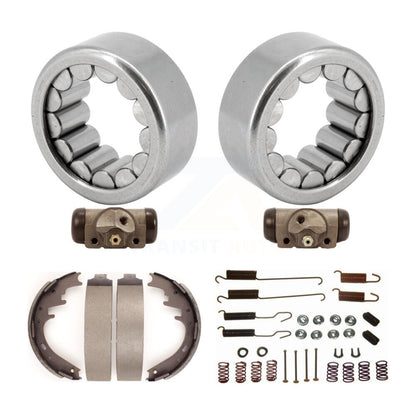 Wheel Cylinders Drum Shoes Hardware Bearing Rear Kit (6Pc) For Ford F-150 Dodge