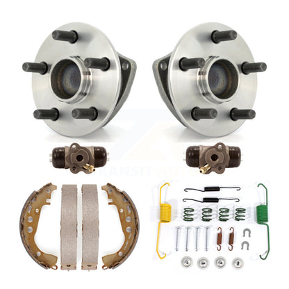 Wheel Cylinders Drum Shoes Hardware Hub Bearing Rear Kit (6Pc) For Toyota Celica