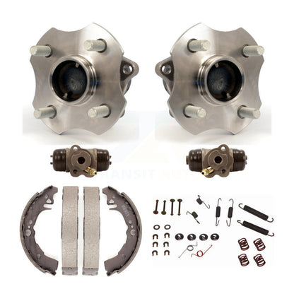 Wheel Cylinders & Drum Shoes Hardware Hub Bearing Rear Kit (6Pc) For Toyota Echo