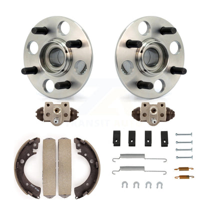Wheel Cylinders & Drum Shoes Hardware Hub Bearing Rear Kit (6Pc) For Honda Civic