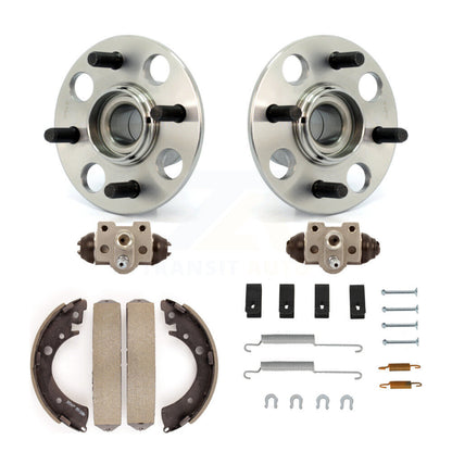Wheel Cylinders & Drum Shoes Hardware Hub Bearing Rear Kit (6Pc) For Honda Civic