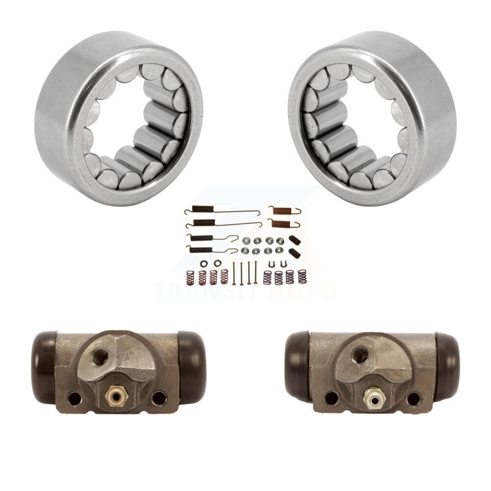 Wheel Cylinders And Hardware Bearing Rear Kit For Ford F-150 Dodge Ram 1500 2500