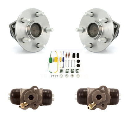 Wheel Cylinders And Hardware Hub Bearing Rear Kit For 2008-2009 Toyota Prius