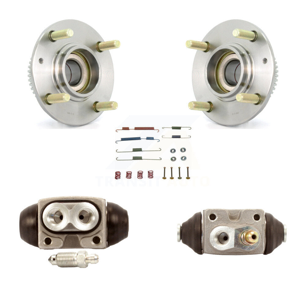Wheel Cylinders And Hardware Hub Bearing Rear Kit For Kia Spectra5 4-Wheel ABS