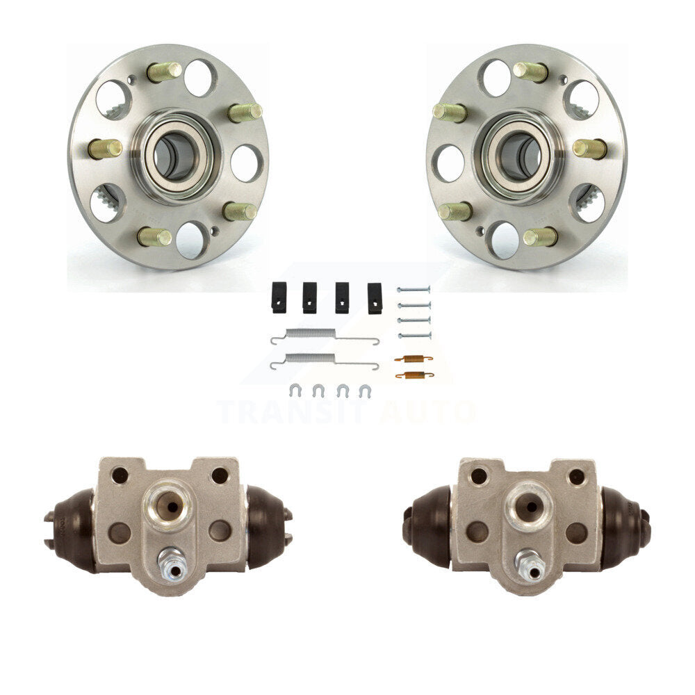 Wheel Cylinders And Hardware Hub Bearing Assembly Rear Kit For Honda Civic