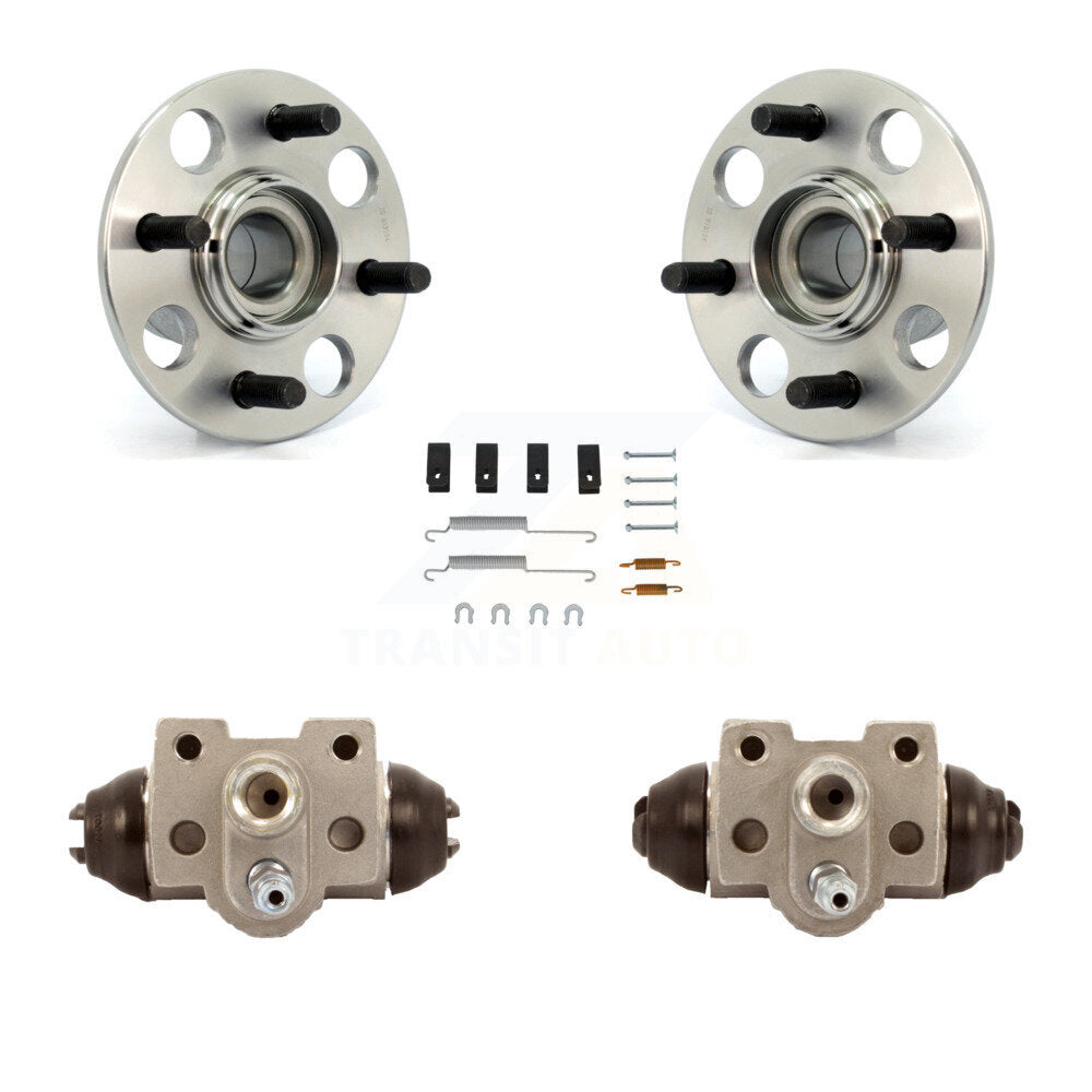 Wheel Cylinders And Hardware Hub Bearing Assembly Rear Kit For Honda Civic