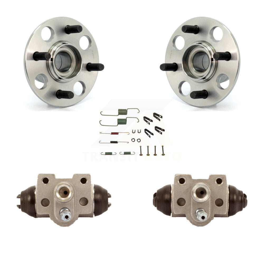 Wheel Cylinders And Hardware Hub Bearing Assembly Rear Kit For Honda Civic