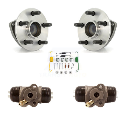 Wheel Cylinders & Hardware Hub Bearing Rear Kit For 03-05 Toyota Celica Non-ABS