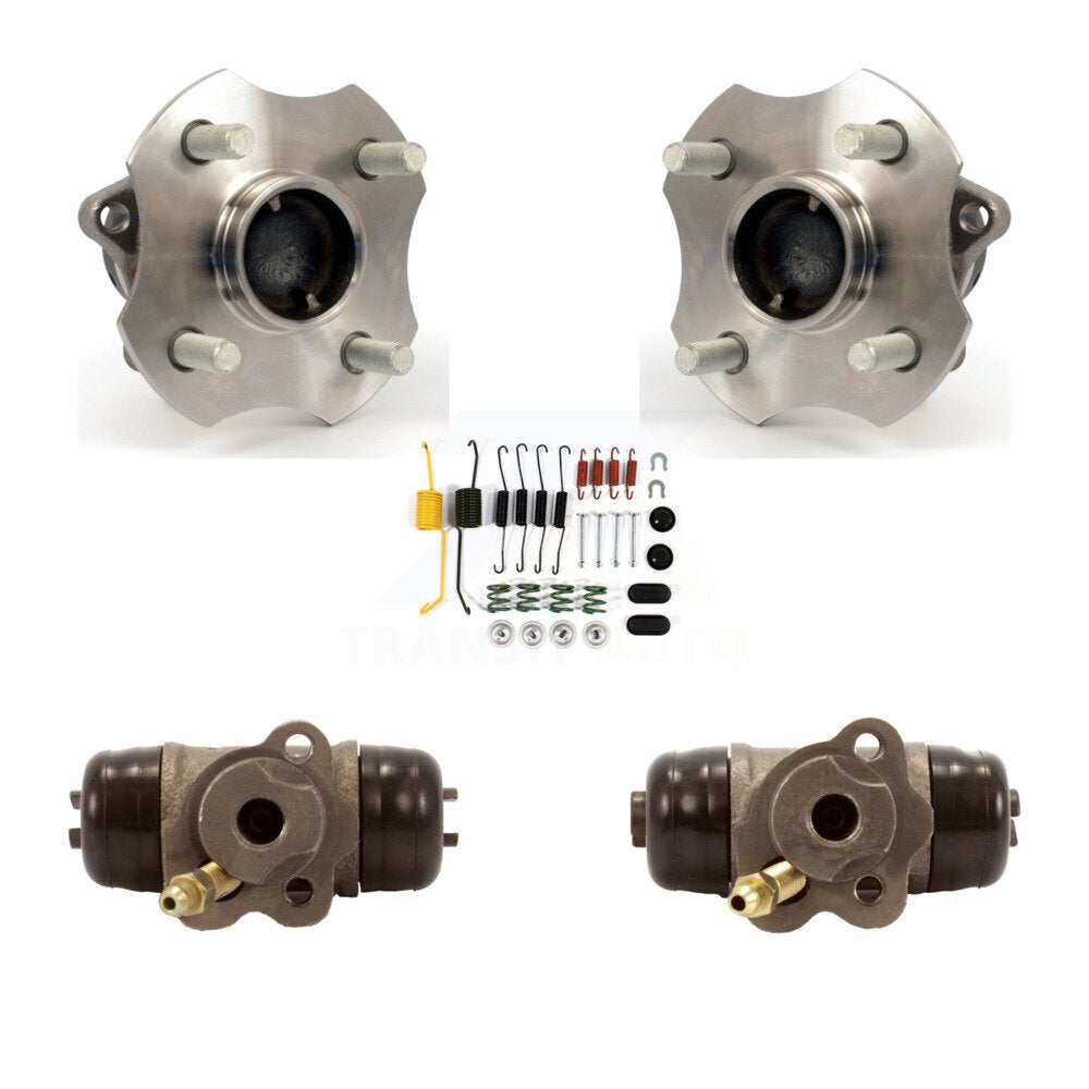 Wheel Cylinders And Hardware Hub Bearing Rear Kit For 2004-2006 Scion xA