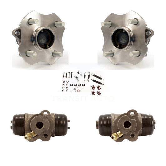 Wheel Cylinders Hardware Hub Bearing Rear Kit For 00-05 Toyota Echo 4-Wheel ABS
