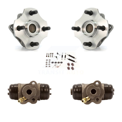 Wheel Cylinders Hardware Hub Bearing Rear Kit For 2000-2005 Toyota Echo Non-ABS