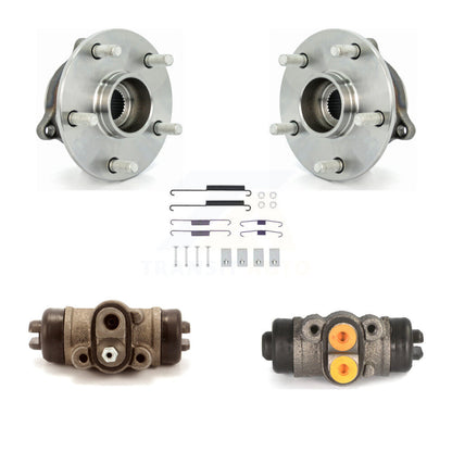 Wheel Cylinders And Hardware Hub Bearing Rear Kit For 2008 Suzuki Grand Vitara