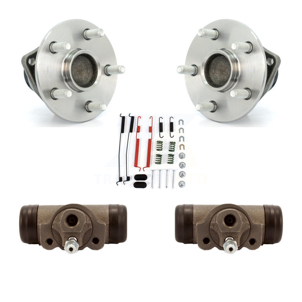 Wheel Cylinders And Hardware Hub Bearing Rear Kit For Toyota Matrix Pontiac Vibe