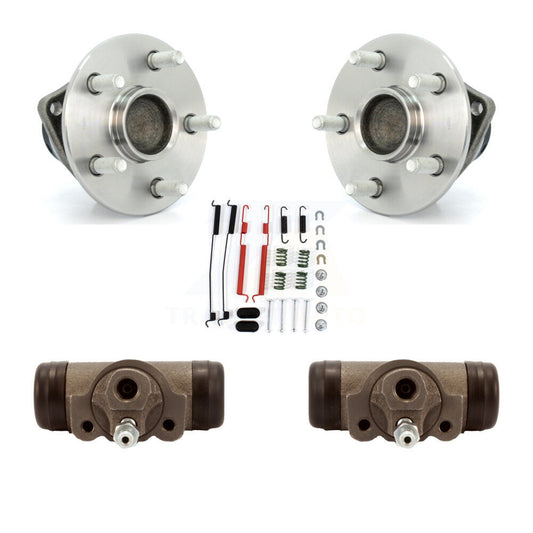 Wheel Cylinders And Hardware Hub Bearing Rear Kit For Toyota Matrix Pontiac Vibe