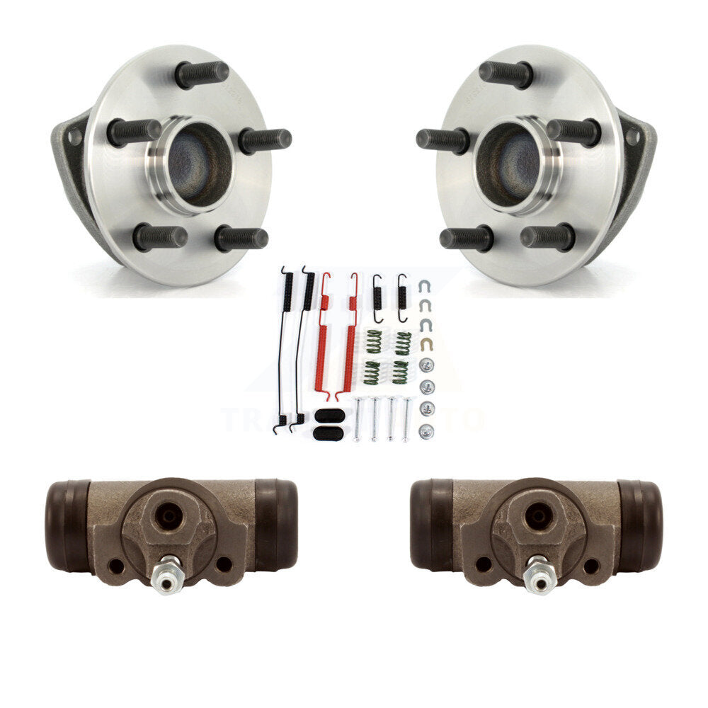 Wheel Cylinders And Hardware Hub Bearing Rear Kit For Toyota Matrix Pontiac Vibe
