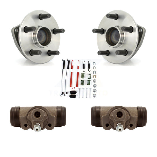 Wheel Cylinders And Hardware Hub Bearing Rear Kit For Toyota Matrix Pontiac Vibe