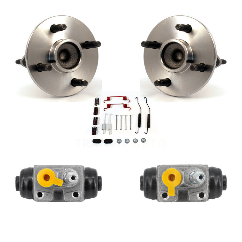 Wheel Cylinders & Hardware Hub Bearing Rear Kit For Chevrolet Cobalt Pontiac G5