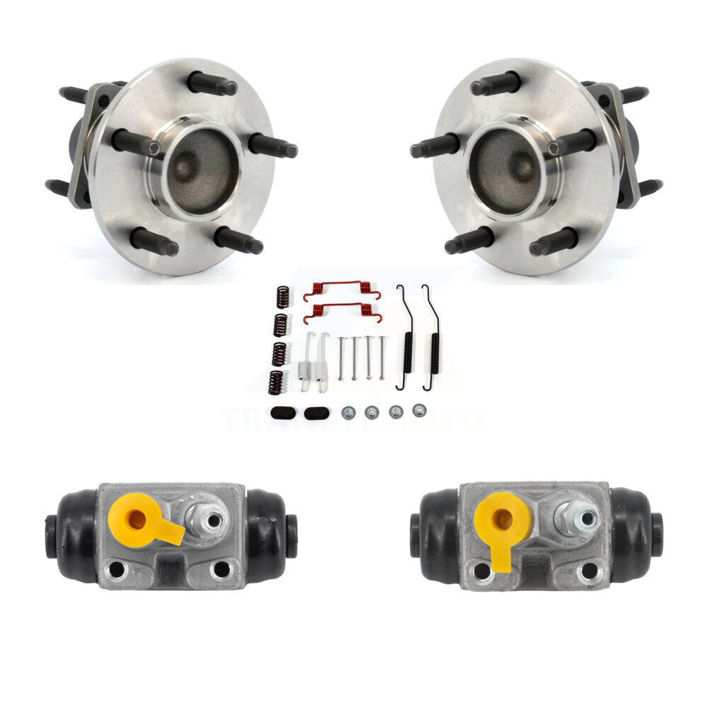 Wheel Cylinders & Hardware Hub Bearing Rear Kit For Chevrolet Cobalt Pontiac G5