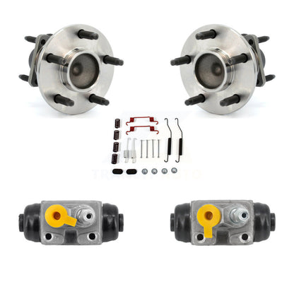 Wheel Cylinders & Hardware Hub Bearing Rear Kit For Chevrolet Cobalt Pontiac G5