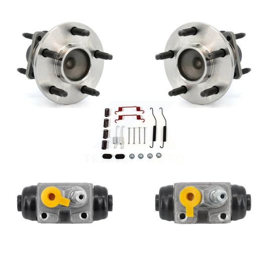 Wheel Cylinders & Hardware Hub Bearing Rear Kit For Chevrolet Cobalt Pontiac G5
