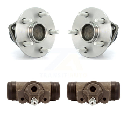 Wheel Cylinders And Hub Bearing Assembly Rear Kit For Toyota Matrix Pontiac Vibe